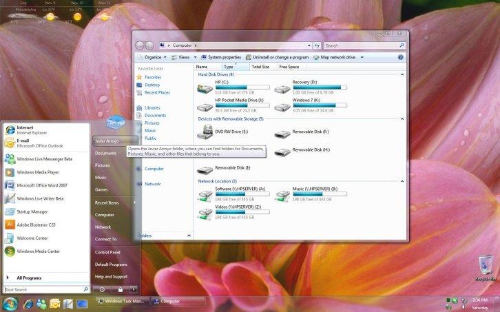 Aerosnap 7 - Темы для Windows 7