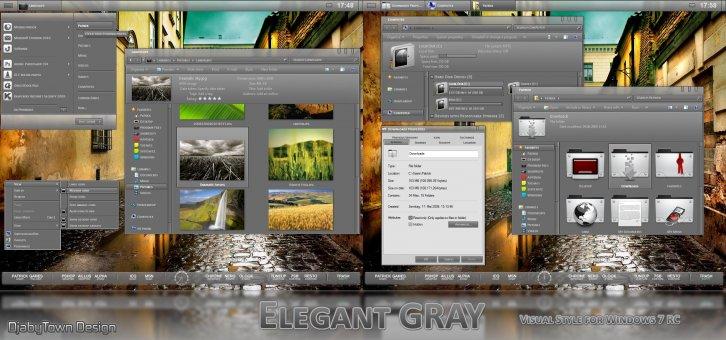 Elegant G - Темы для Windows 7