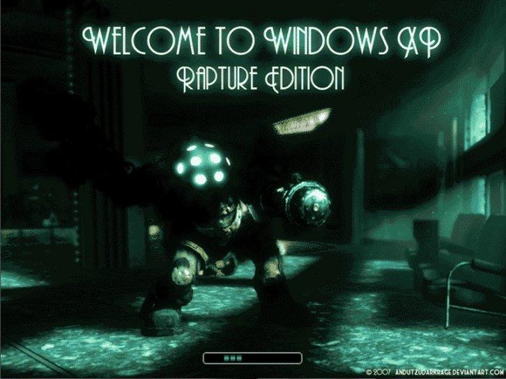 WindowsXP Rapture Edition - Экраны загрузки для windows ХР