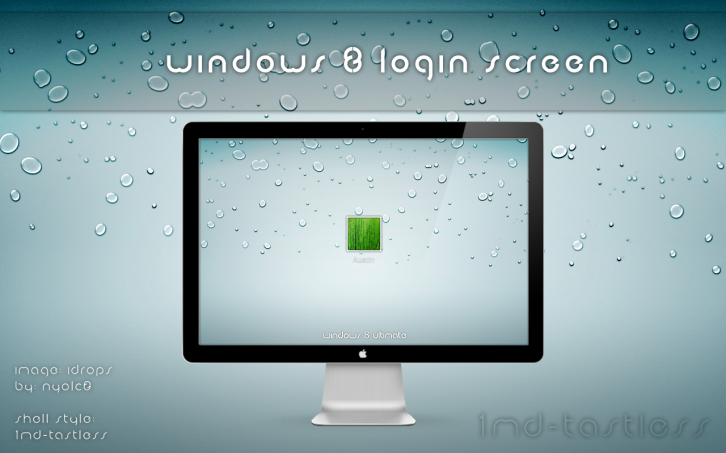 Windows 8 login Screen for 7 - Экран приветствия Windows 7