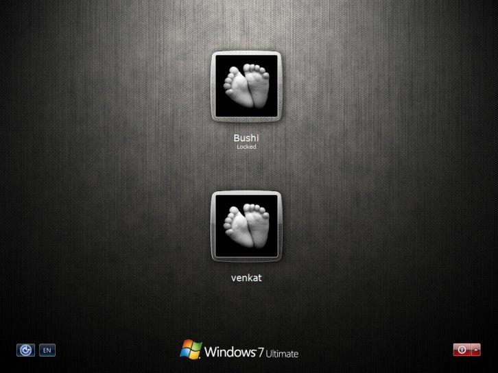 Black wall logon for xp - Экран приветствия Windows XP