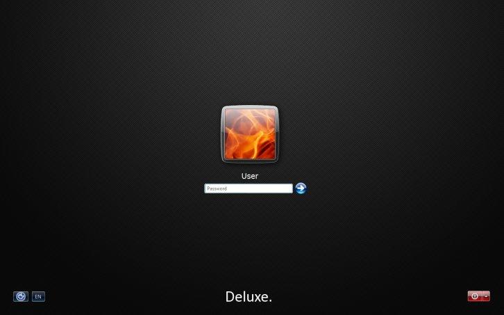 Deluxe - Экран приветствия Windows XP