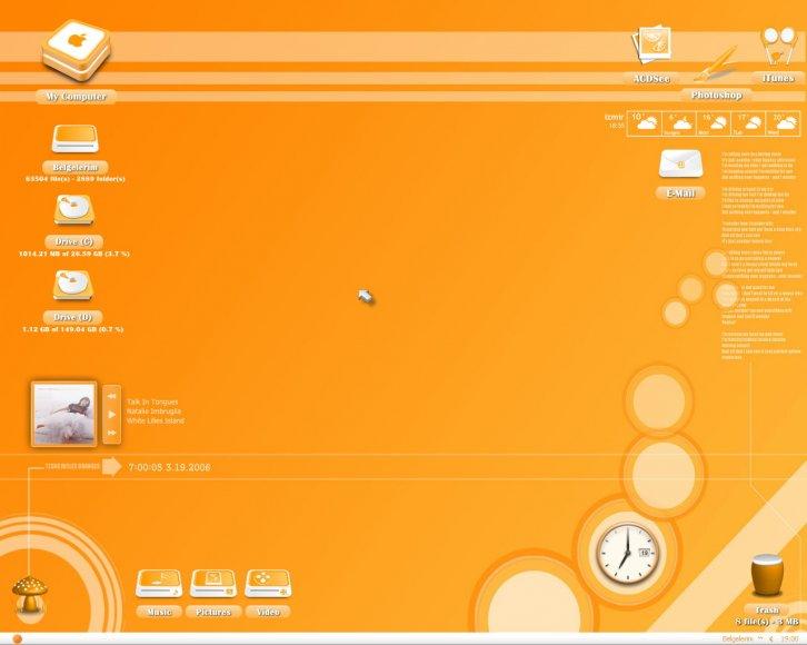 Orange - Темы для Windows XP