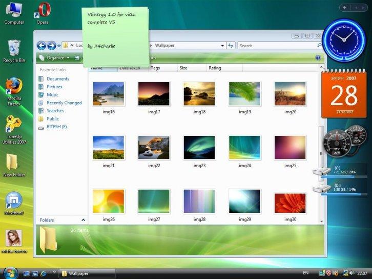 VEnergy 1.0 - Темы для Windows Vista