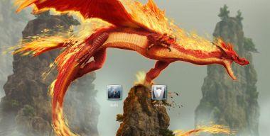 Dragon logon screen for xp