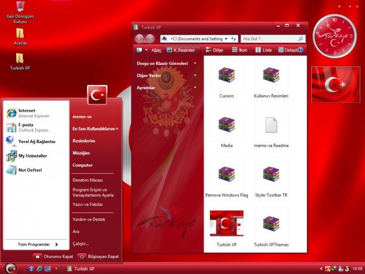 Memo-Se Turkish XP - Темы для Windows XP