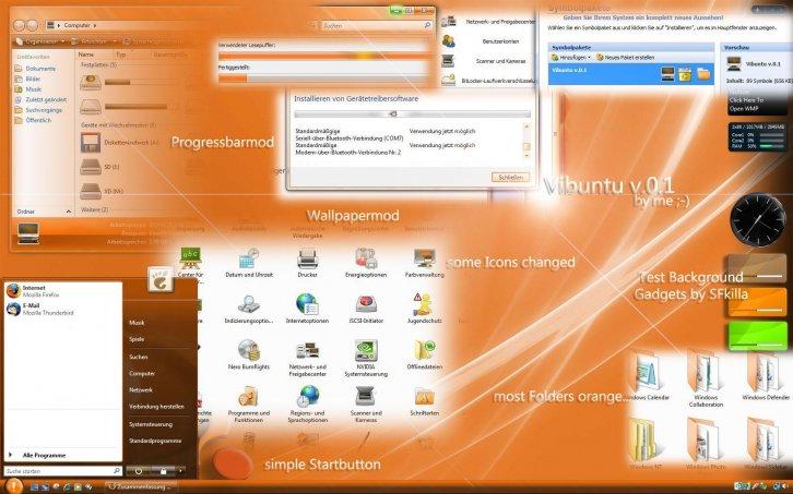 Vibuntu - Темы для Windows Vista