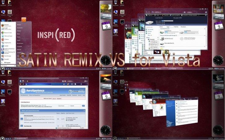 Satin Remix - Темы для Windows Vista