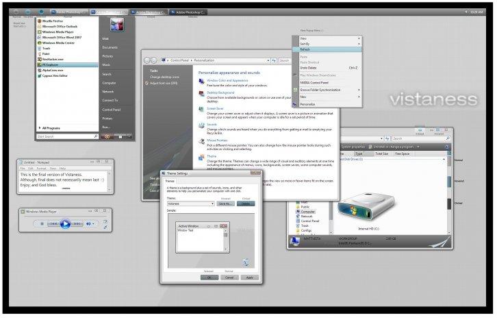 Vistaness FINAL - Темы для Windows Vista