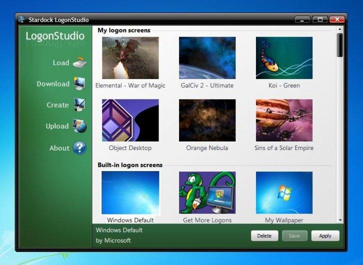 LogonStudio - Программы для установки приветствия windows 7