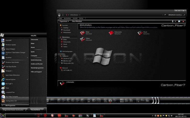 Carbon_Fiber7 - Темы для Windows 7