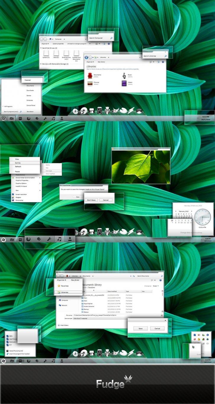 Fudge - Темы для Windows 7
