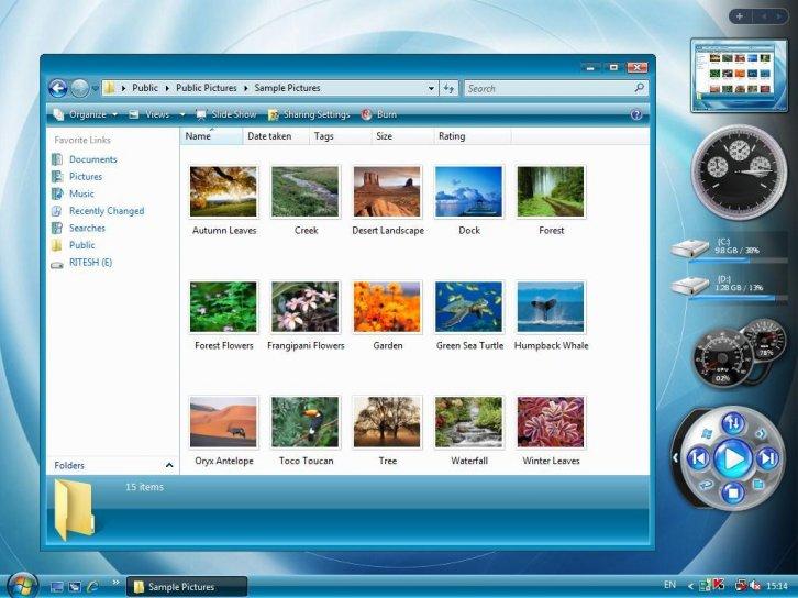 Vista Live for Vista - Темы для Windows Vista