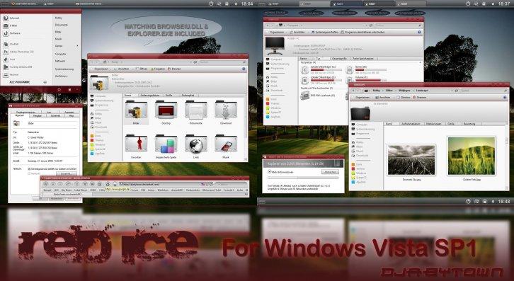 RED ICE - Темы для Windows Vista