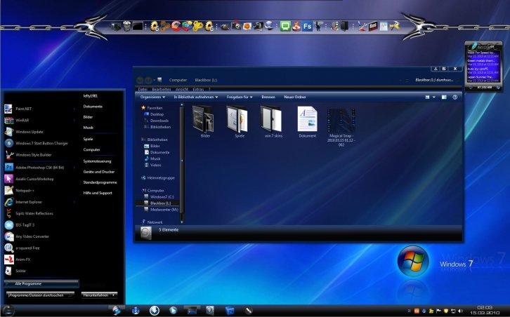 Blueless7 - Темы для Windows 7