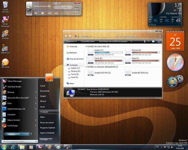 Verdesh SteelFlash For Win7 - Темы для Windows 7