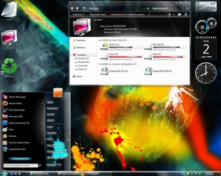 NOVA Win7 Sico - Темы для Windows 7