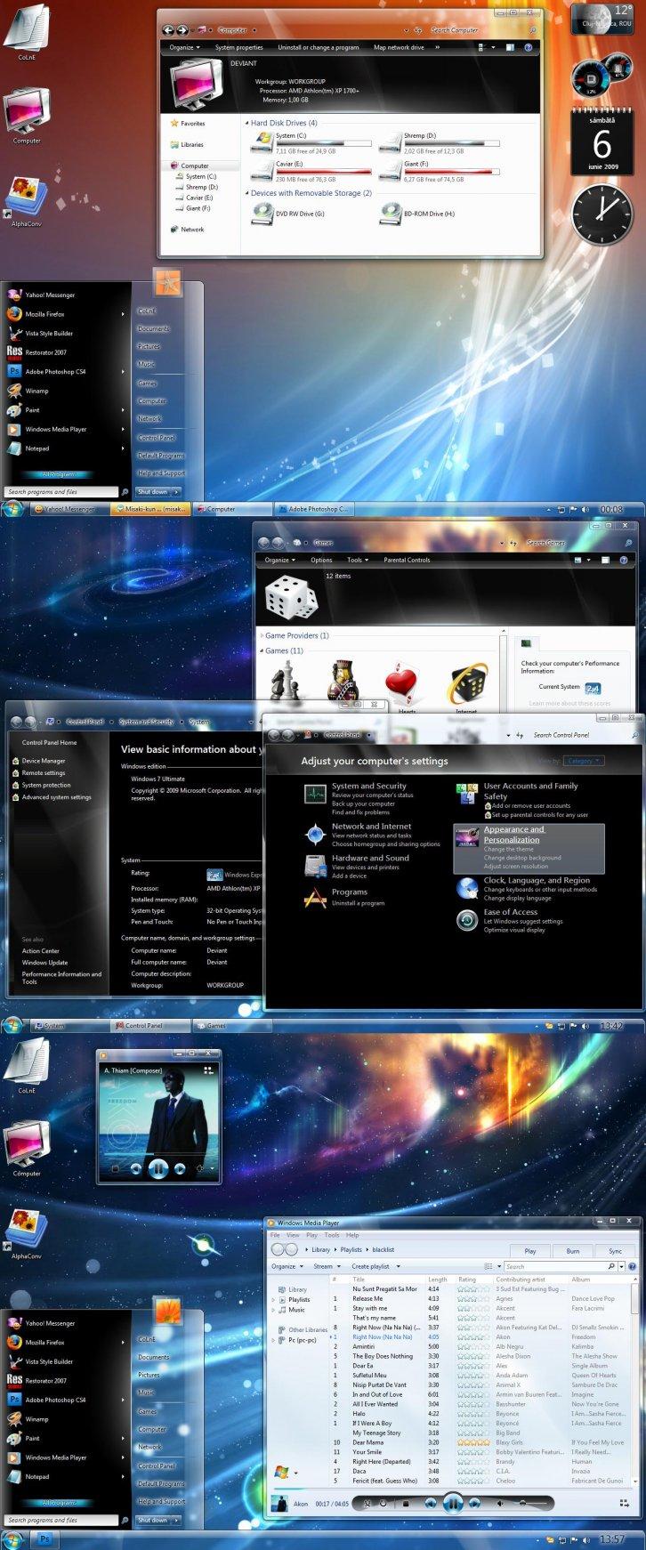 SiCo for Win7 RC - Темы для Windows 7