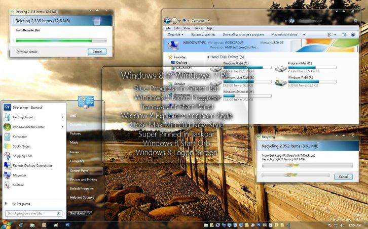 Country style Windows 8 - Темы для Windows 7