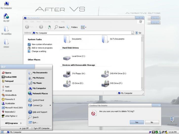 After VS - Темы для Windows XP