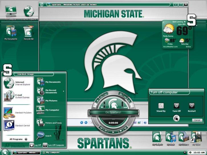 Michigan State University Suite - Темы WindowBlinds