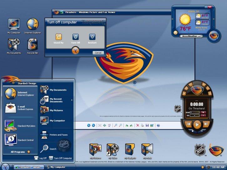 Atlanta Thrashers Suite - Темы WindowBlinds