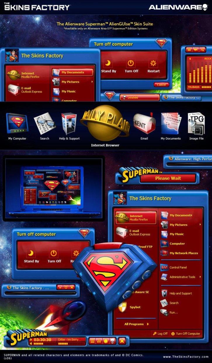 Superman Desktop - Темы WindowBlinds