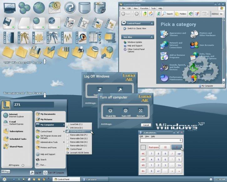 Luna Alt - Темы WindowBlinds