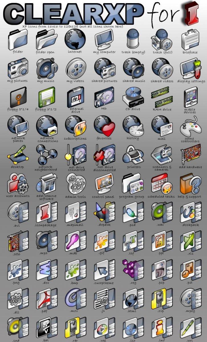 CLEARXPIP - Иконки IconPackager