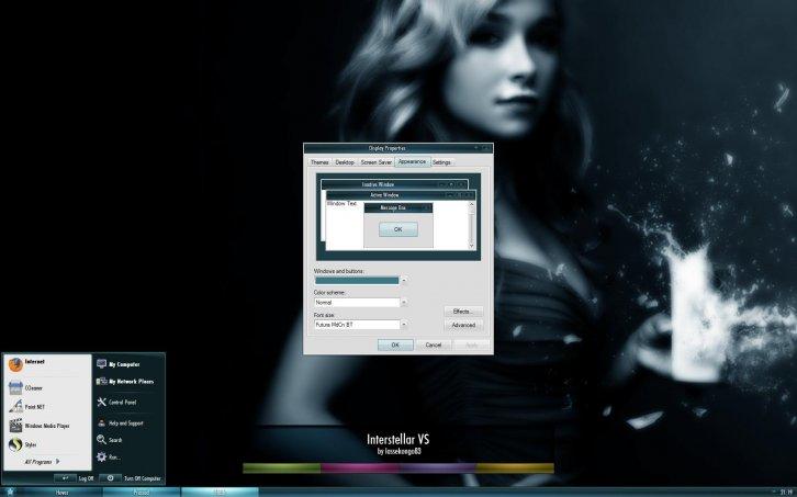Interstellar VS - Темы для Windows XP