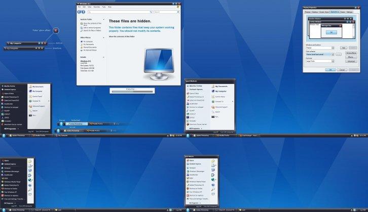 Pristine OS 1.2 - Темы для Windows XP