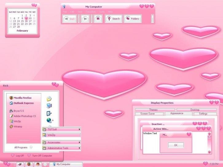Pink - Темы для Windows XP