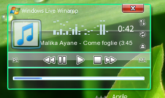 Live winamp compact skin