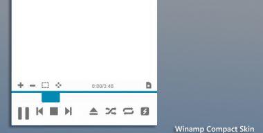 Metro Winamp Modern Skin