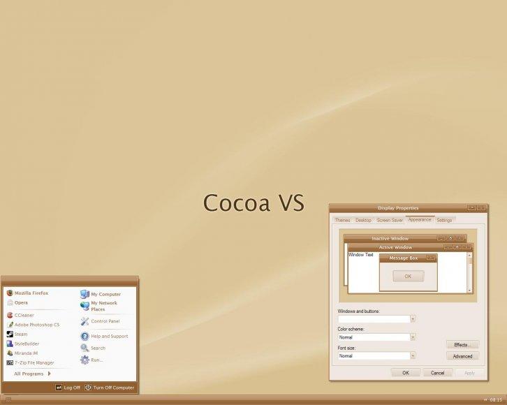 Cocoa VS - Темы для Windows XP