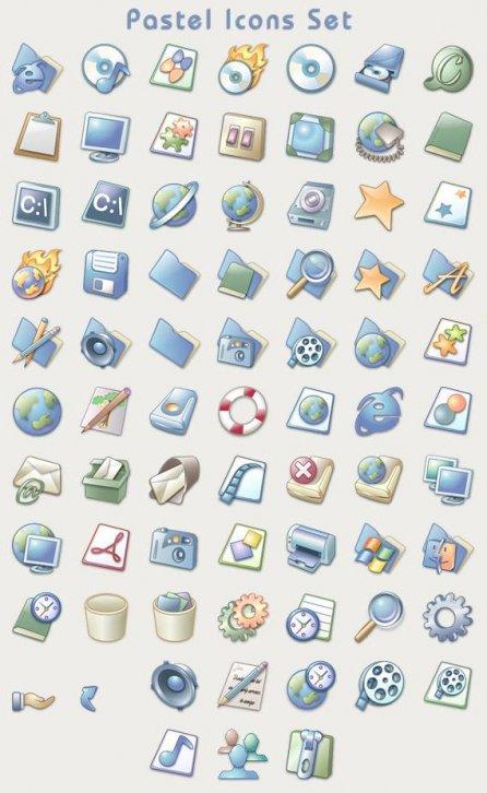 Pastels - Иконки IconPackager