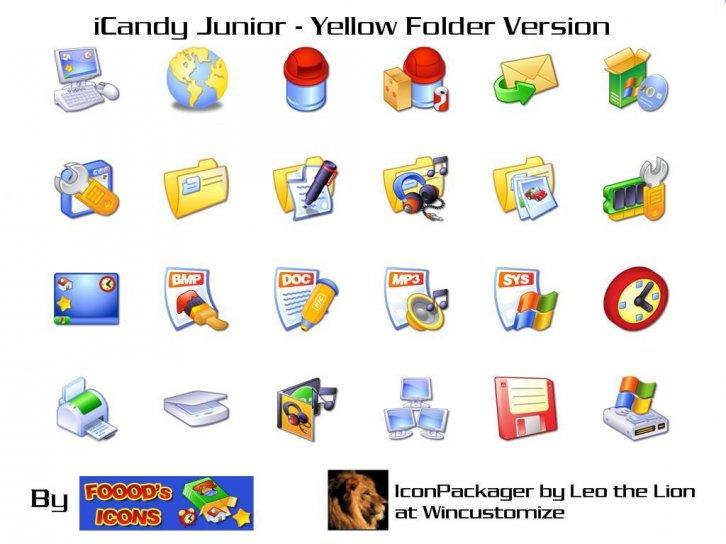 Yellow Junior - Иконки IconPackager