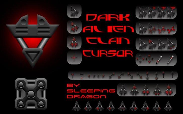 Dark Alien Clan Cursor - Курсоры для CursorFX