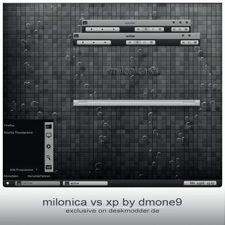 milonica by dmone9 - Темы для Windows XP