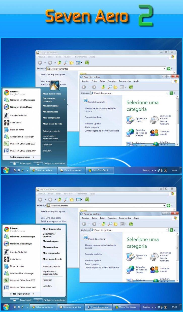 Seven Aero 2 - Темы для Windows XP