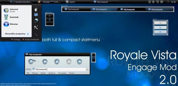 Royale Vista Engage Mod 2.0 - Темы для Windows XP