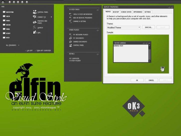 Elfin VS - Темы для Windows XP