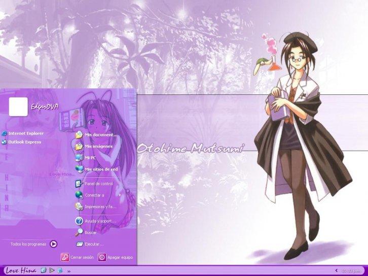 Love Hina Mutsumi - Темы для Windows XP