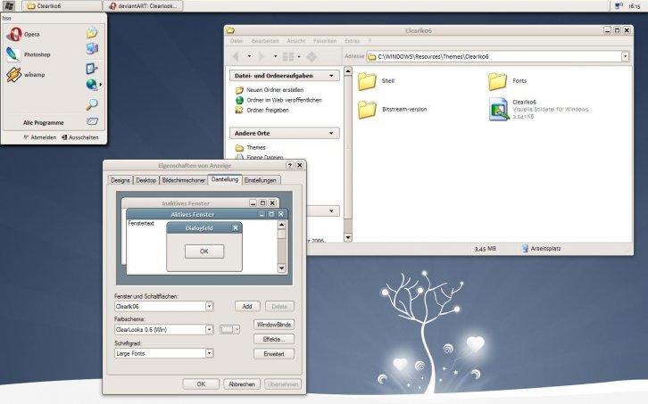 Clearlooks 0.6 - Темы для Windows XP