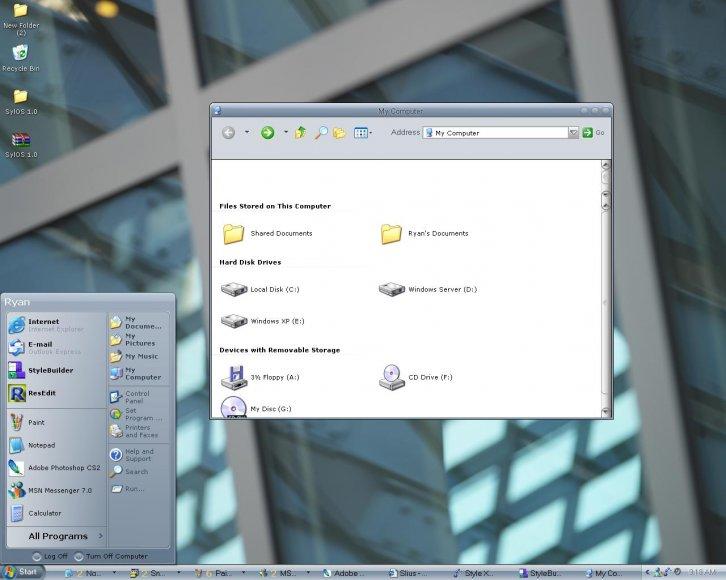 SylOS 1.0 - Темы для Windows XP