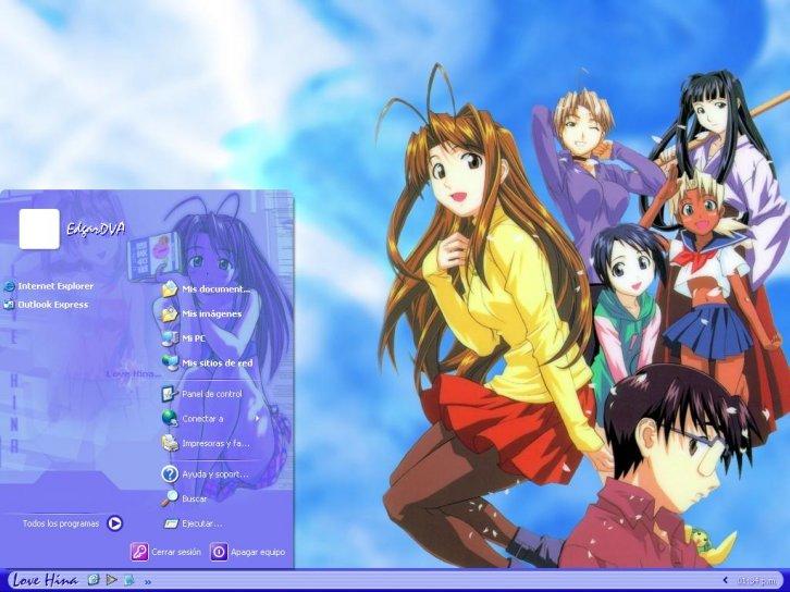 Love Hina Hinakeita - Темы для Windows XP