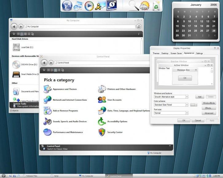 Smooth Alternative - Темы для Windows XP