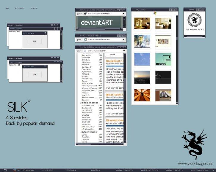 Silk v2 - Темы для Windows XP