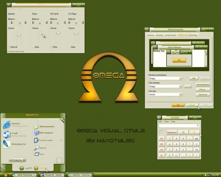 Omega - Темы для Windows XP