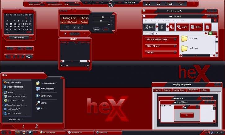 heX - Темы для Windows XP